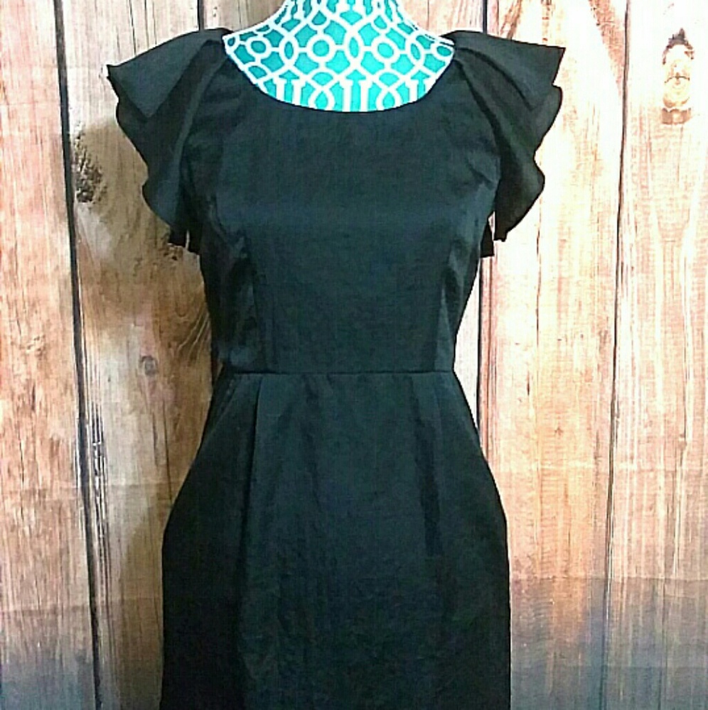 Ann Taylor Loft Size 2 Black Cocktail Dress